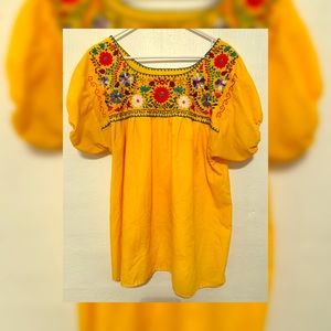 Embroidered Mexican Tunic